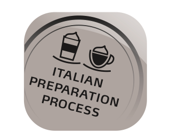 Itališkas paruošimo procesas sukurs jums autentišką skonį, užtikrinant, kad ingredientai yra dedami teisinga tvarka pagal originalų itališką receptą. Taigi, gaminant pieną su espresu, pirmiausiai pilamas pienas ir putojantis pienas, o tik tada espresas. Kapučino – atvirkščiai.